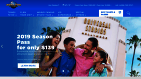 What Universalstudioshollywood.com website looked like in 2019 (5 years ago)