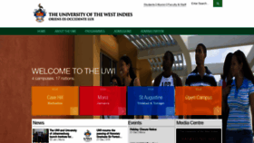 What Uwi.edu website looked like in 2019 (5 years ago)