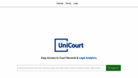 What Unicourt.com website looked like in 2019 (5 years ago)