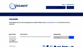 What Uolearn.com website looked like in 2019 (5 years ago)