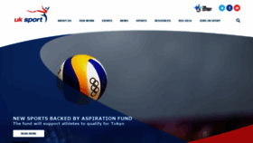 What Uksport.gov.uk website looked like in 2019 (5 years ago)