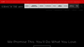 What Uncsa.edu website looked like in 2019 (6 years ago)