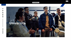 What Univ-larochelle.fr website looked like in 2019 (5 years ago)