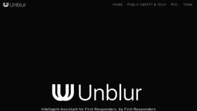 What Unblur.co website looked like in 2019 (5 years ago)