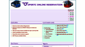 What Upsrtconline.co.in website looked like in 2019 (5 years ago)