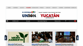 What Unionyucatan.mx website looked like in 2019 (5 years ago)