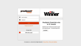 What Us4.proofpointessentials.com website looked like in 2019 (5 years ago)