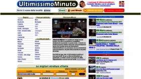 What Ultimissimominuto.it website looked like in 2019 (5 years ago)