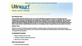 What Ultrasurf.us website looked like in 2019 (5 years ago)
