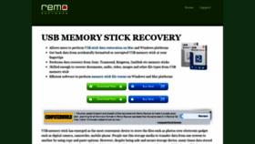 What Usbmemorystickrecovery.com website looked like in 2019 (5 years ago)
