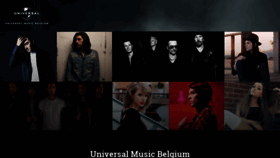 What Universalmusic.be website looked like in 2019 (5 years ago)