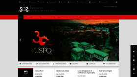 What Usfq.edu.ec website looked like in 2019 (5 years ago)