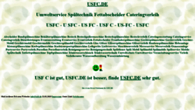 What Usfc.de website looked like in 2019 (5 years ago)