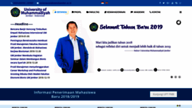 What Unmuhjember.ac.id website looked like in 2019 (5 years ago)