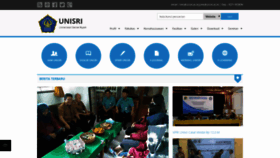 What Unisri.ac.id website looked like in 2019 (5 years ago)