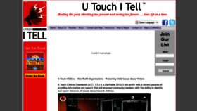 What Utouchitell.org website looked like in 2019 (5 years ago)