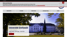 What Uni-greifswald.de website looked like in 2019 (5 years ago)