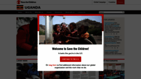 What Uganda.savethechildren.net website looked like in 2019 (5 years ago)