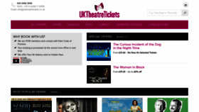 What Uktheatretickets.co.uk website looked like in 2019 (5 years ago)