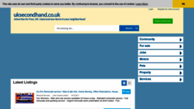 What Uksecondhand.co.uk website looked like in 2019 (5 years ago)