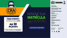 What Unama.br website looked like in 2019 (6 years ago)