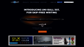 What Uniball-na.com website looked like in 2019 (5 years ago)