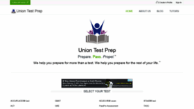 What Uniontestprep.com website looked like in 2019 (5 years ago)