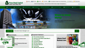 What Uttarabank-bd.com website looked like in 2019 (5 years ago)