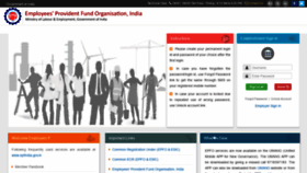 What Unifiedportal-emp.epfindia.gov.in website looked like in 2019 (5 years ago)