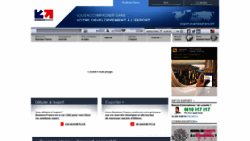 What Ubifrance.fr website looked like in 2019 (6 years ago)
