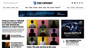 What Ubyssey.ca website looked like in 2019 (5 years ago)