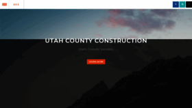 What Utahcountyconstruction.com website looked like in 2019 (5 years ago)