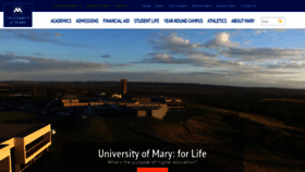 What Umary.edu website looked like in 2019 (5 years ago)