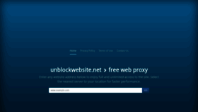 What Unblockwebsite.net website looked like in 2019 (5 years ago)
