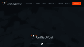 What Unifiedpost.com website looked like in 2019 (5 years ago)