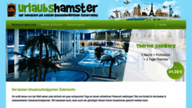 What Urlaubshamster.at website looked like in 2019 (5 years ago)