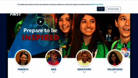 What Usfirst.org website looked like in 2019 (6 years ago)