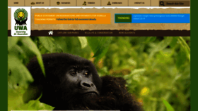 What Ugandawildlife.org website looked like in 2019 (5 years ago)