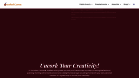 What Uncorkedcanvas.com website looked like in 2019 (5 years ago)