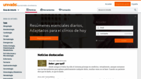 What Univadis.es website looked like in 2019 (5 years ago)