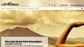 What Uswellness.com website looked like in 2019 (5 years ago)
