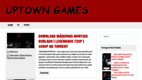 What Uptowngames.org website looked like in 2019 (5 years ago)