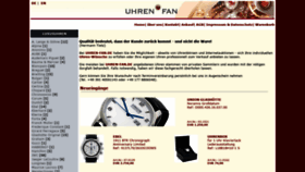 What Uhren-fan.de website looked like in 2019 (5 years ago)