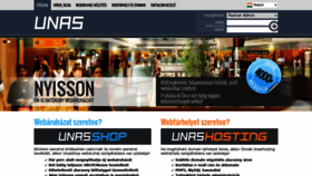What Unas.hu website looked like in 2019 (5 years ago)