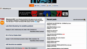What Ukbouldering.com website looked like in 2019 (5 years ago)