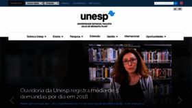 What Unesp.br website looked like in 2019 (5 years ago)