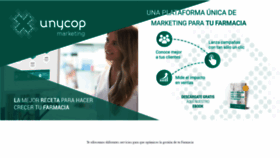 What Unycop.es website looked like in 2019 (5 years ago)