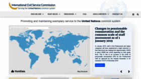 What Unicsc.org website looked like in 2019 (5 years ago)