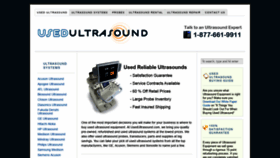 What Usedultrasound.com website looked like in 2019 (5 years ago)