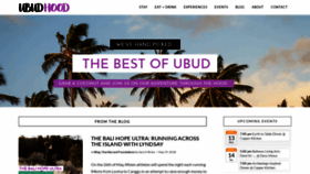 What Ubudhood.com website looked like in 2019 (5 years ago)